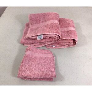 Vintage Cannon Pink Towel Set of Three